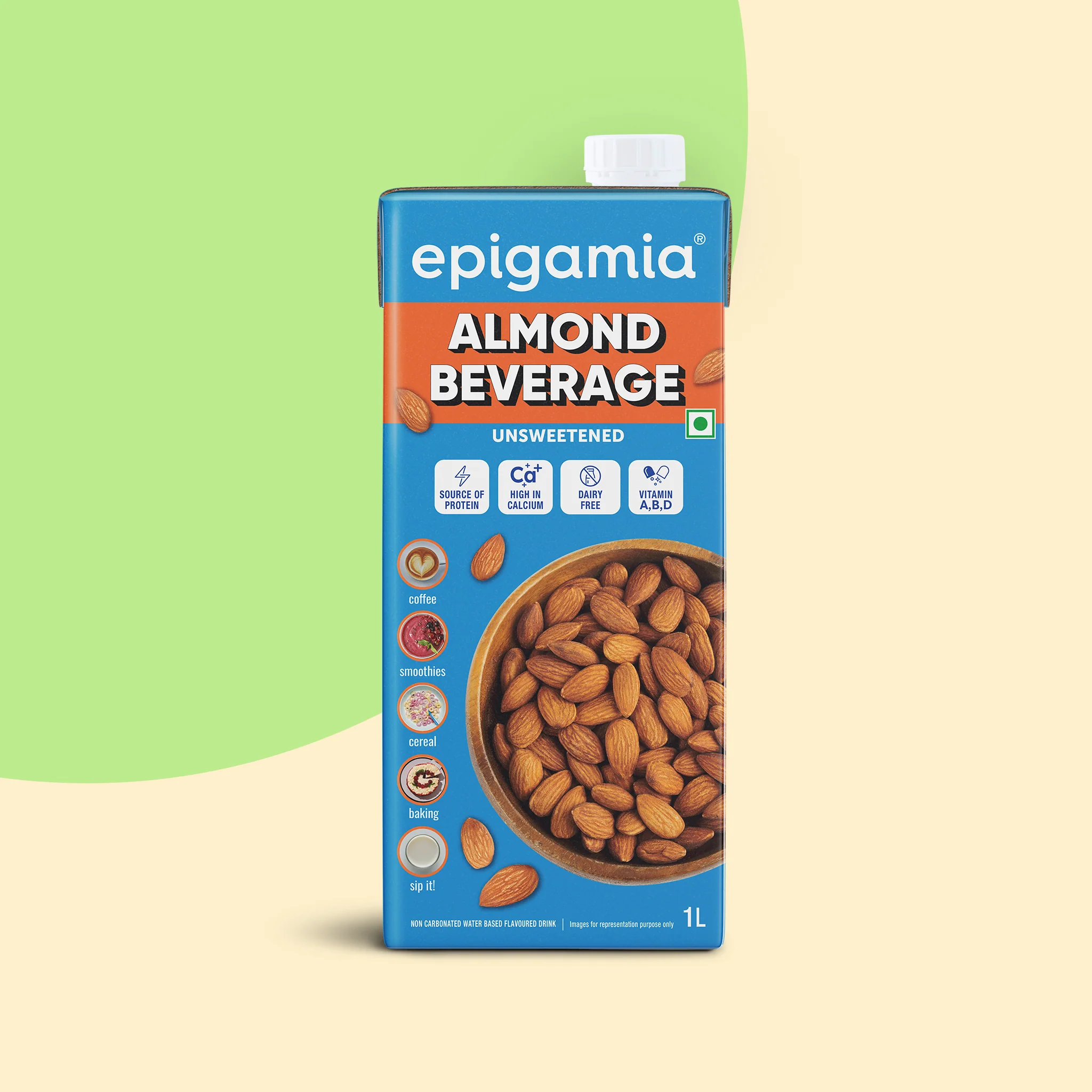 almond beverage, unsweetened