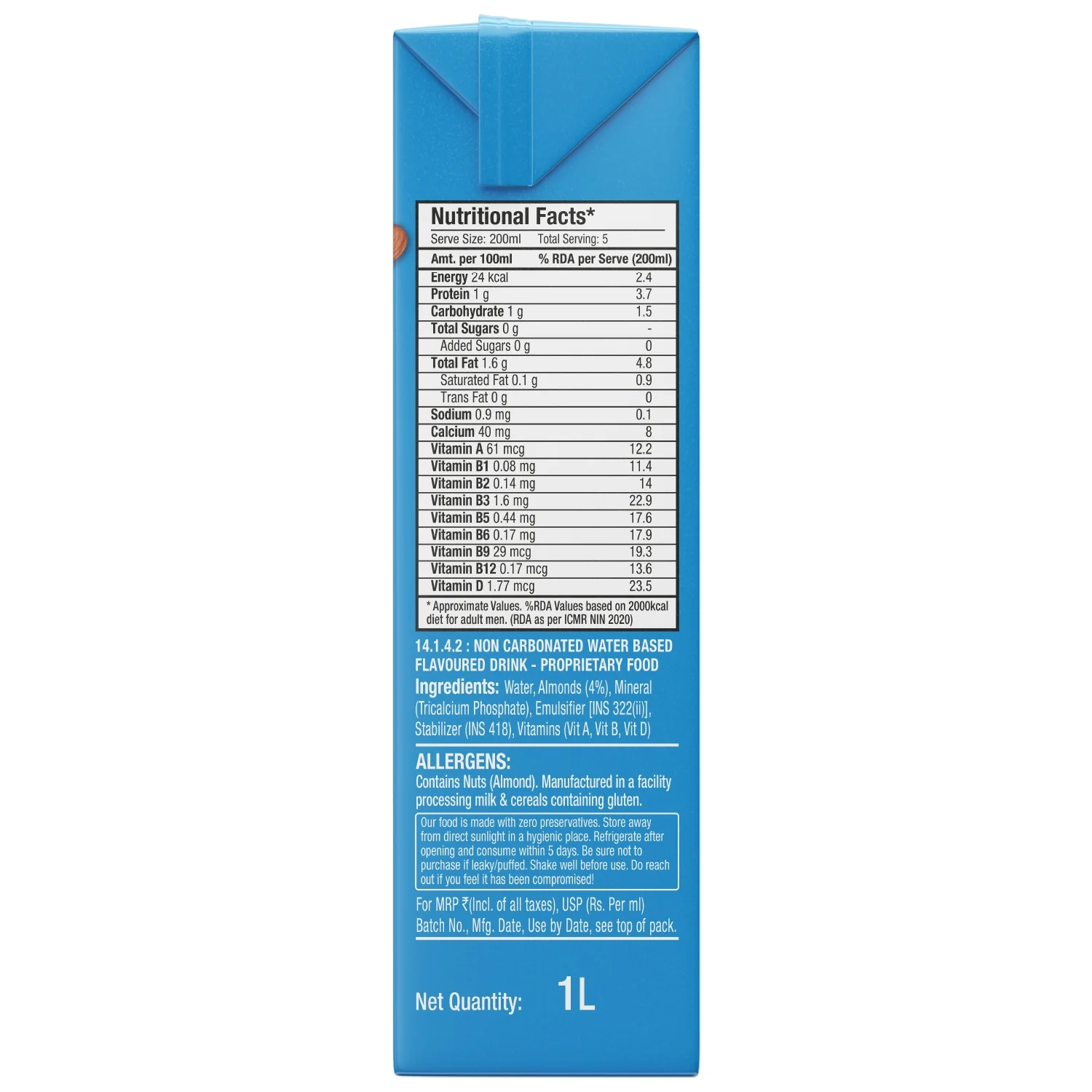 almond beverage, unsweetened - Image 7
