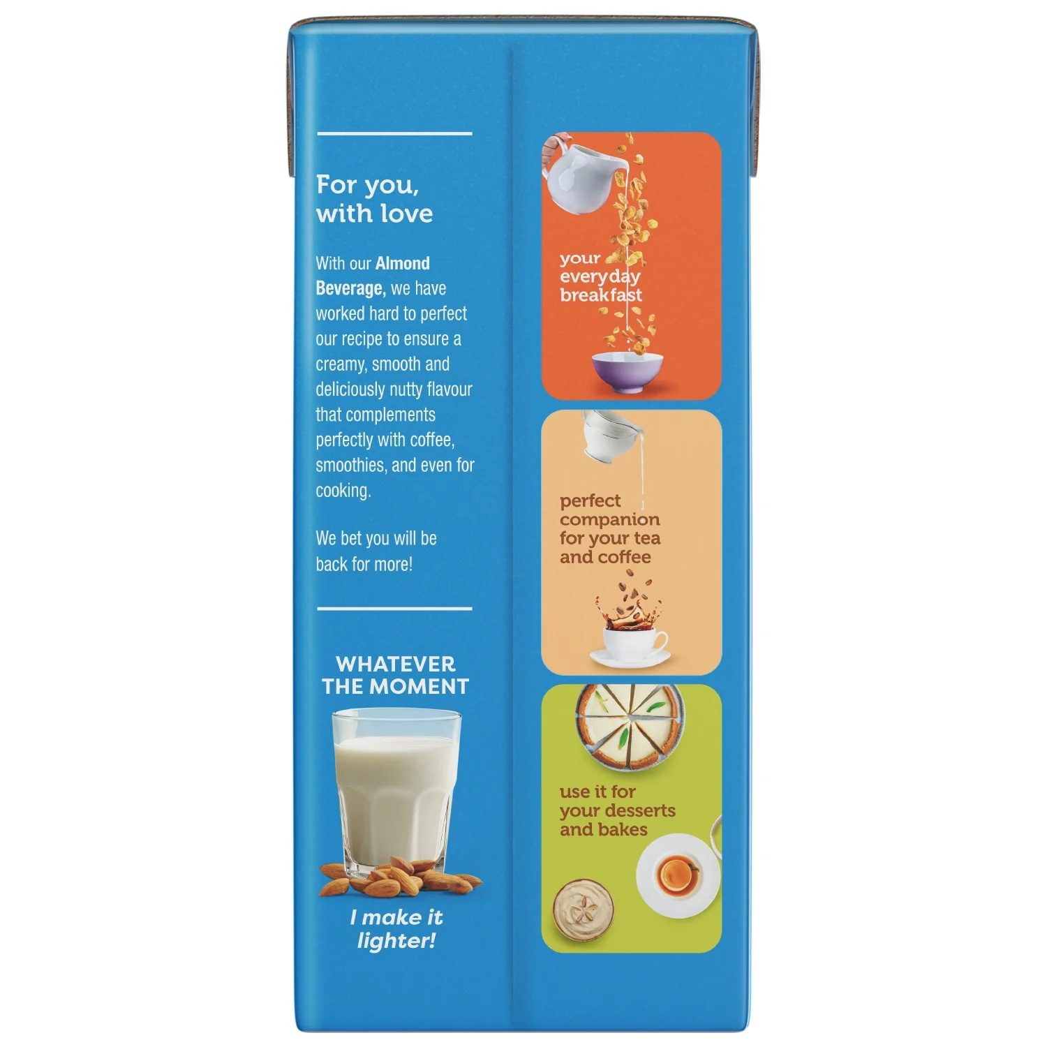 almond beverage, unsweetened, 1 litre each- pack of 4 - Image 6