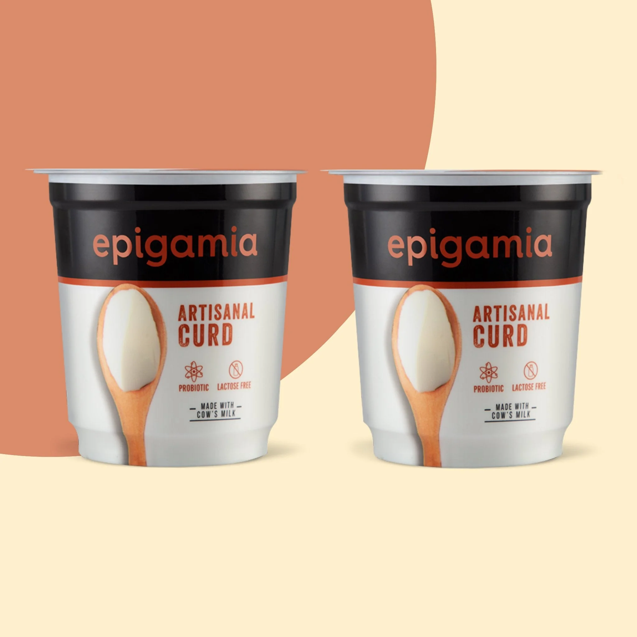 lactose free, curd - pack of 2