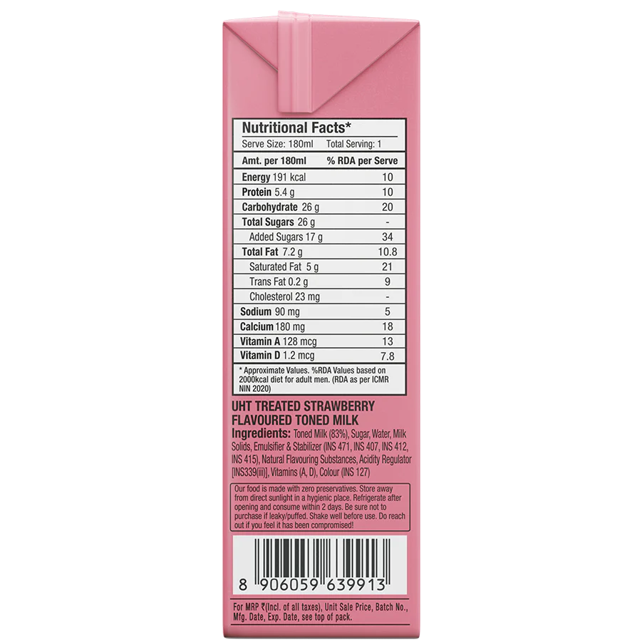 milkshake, chocolate & strawberry - pack of 8 - Image 5