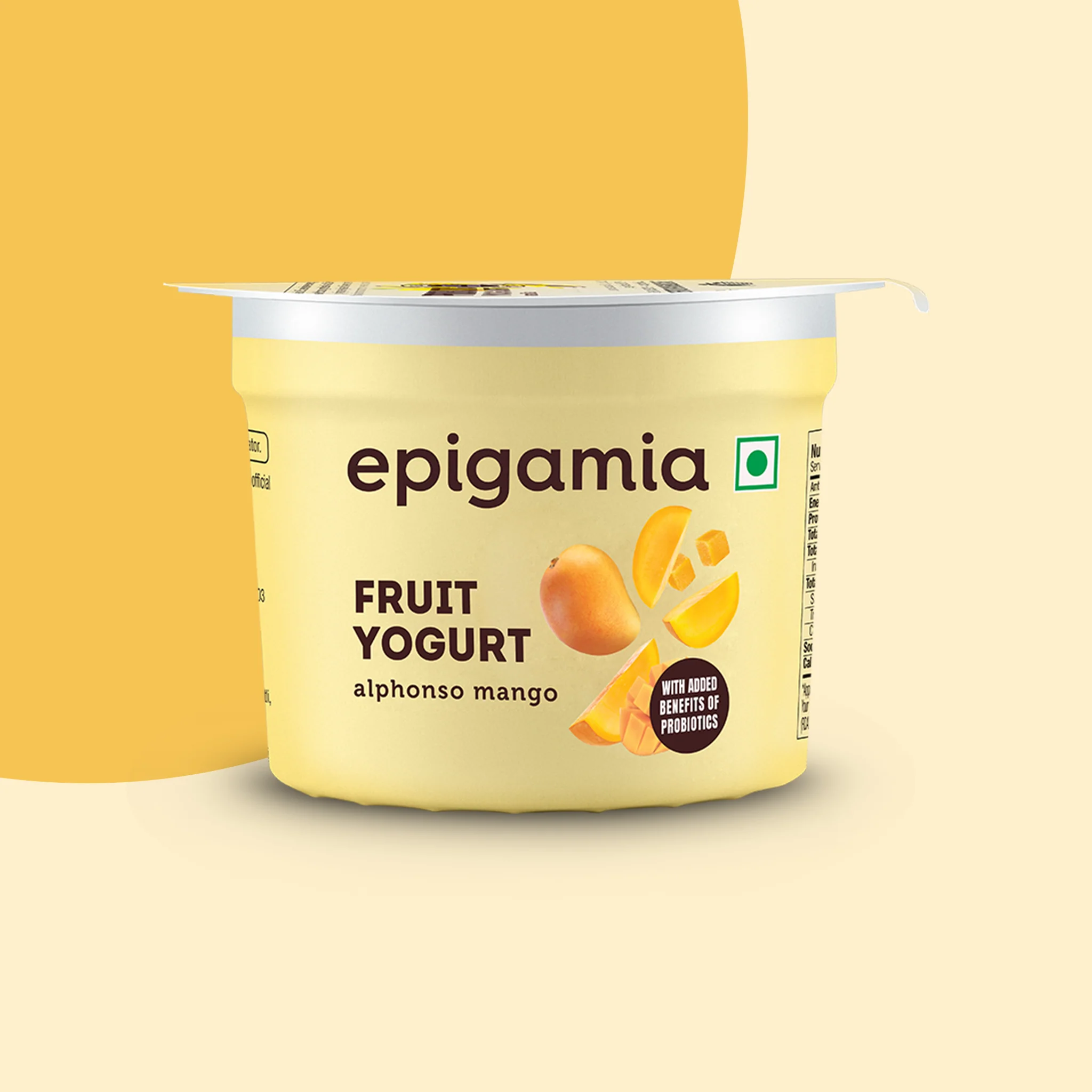 fruit yogurt, mango