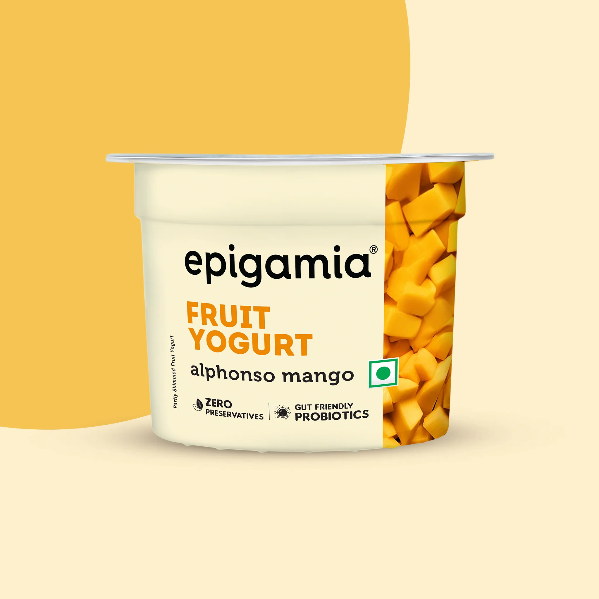 fruit yogurt, mango