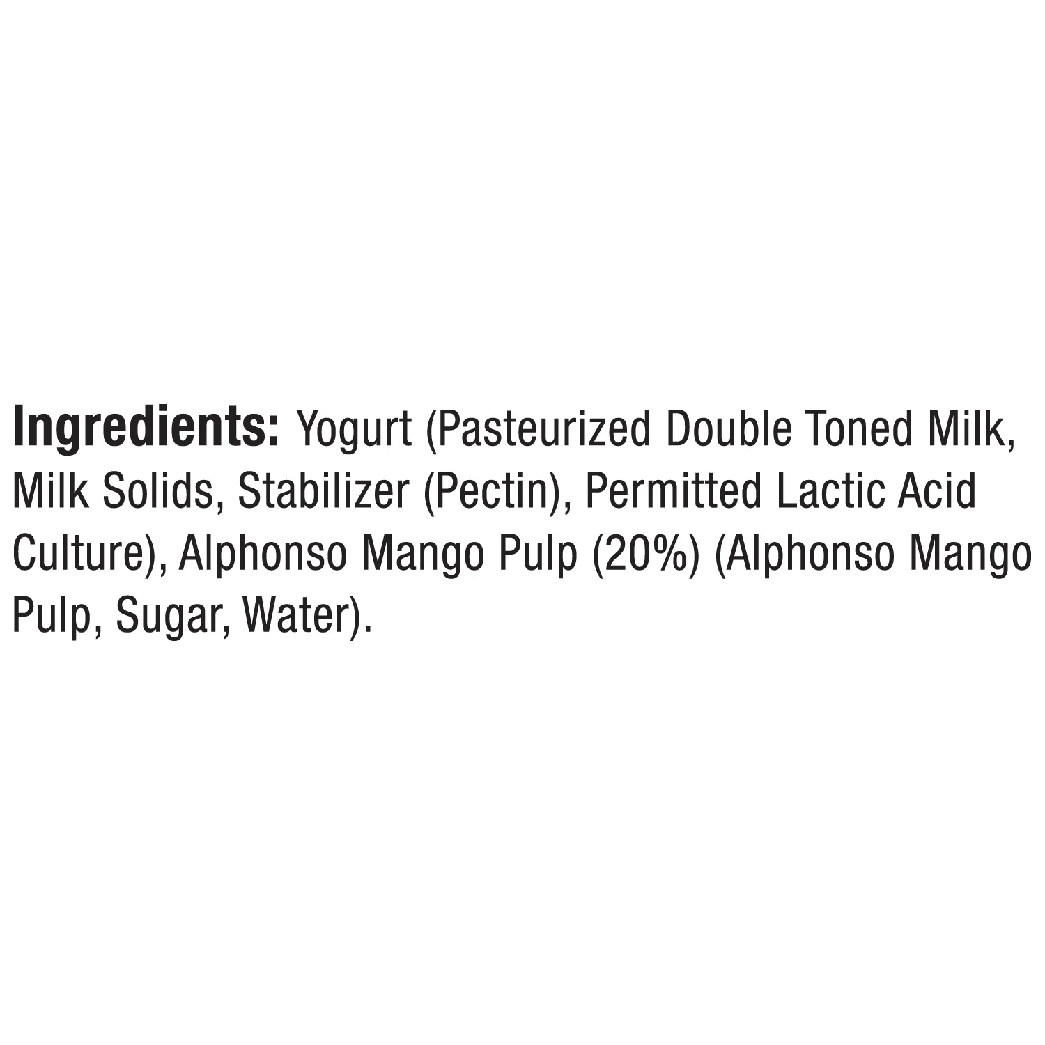 fruit yogurt, mango - Image 8
