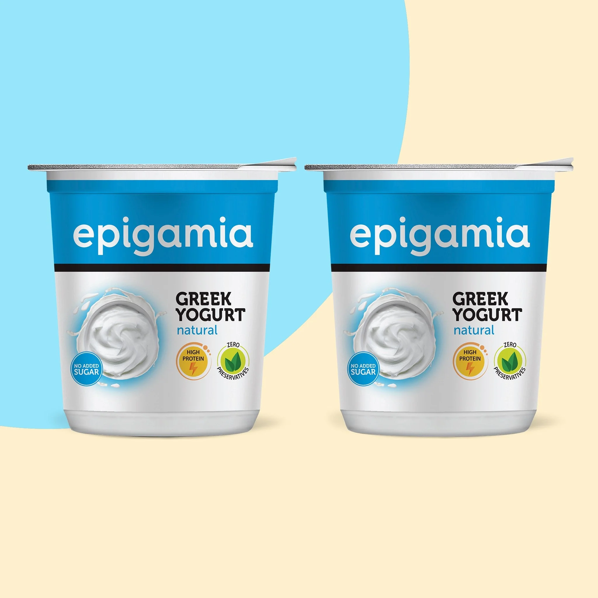 greek yogurt, natural - pack of 2