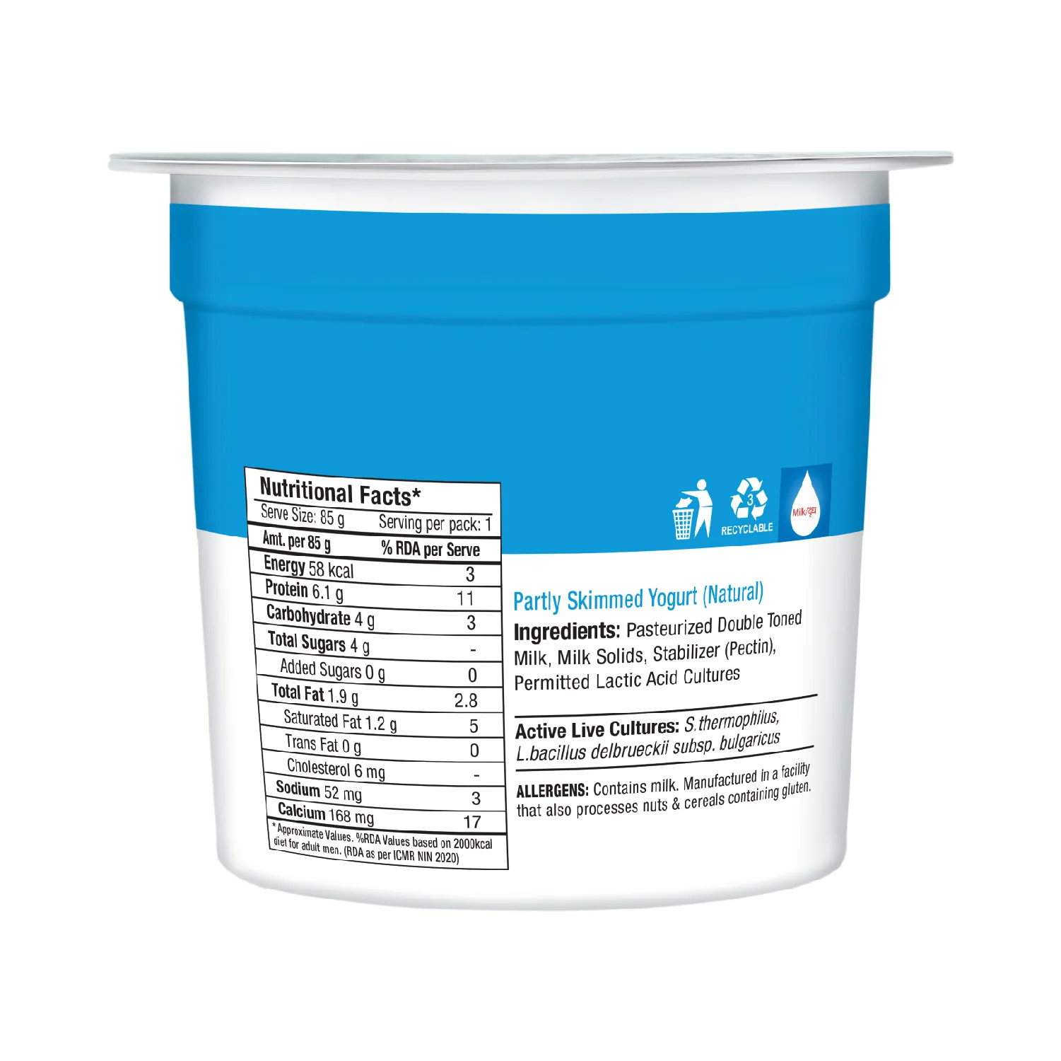 greek yogurt, natural - pack of 8 - Image 4