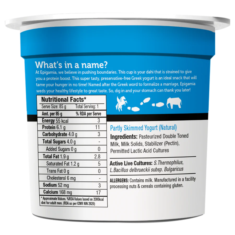 greek yogurt, natural - pack of 8 - Image 3