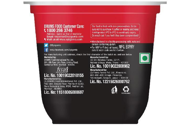 greek yogurt, no added sugar, strawberry - pack of 4 - Image 3