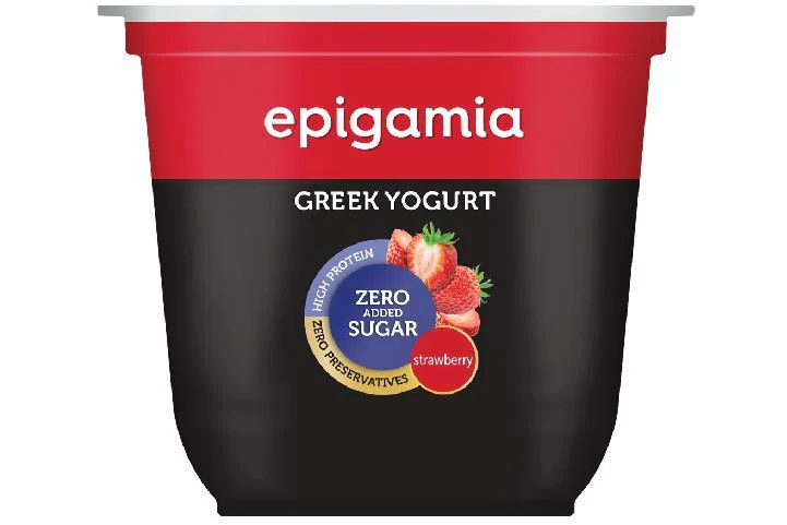 greek yogurt, no added sugar, strawberry - pack of 4 - Image 2