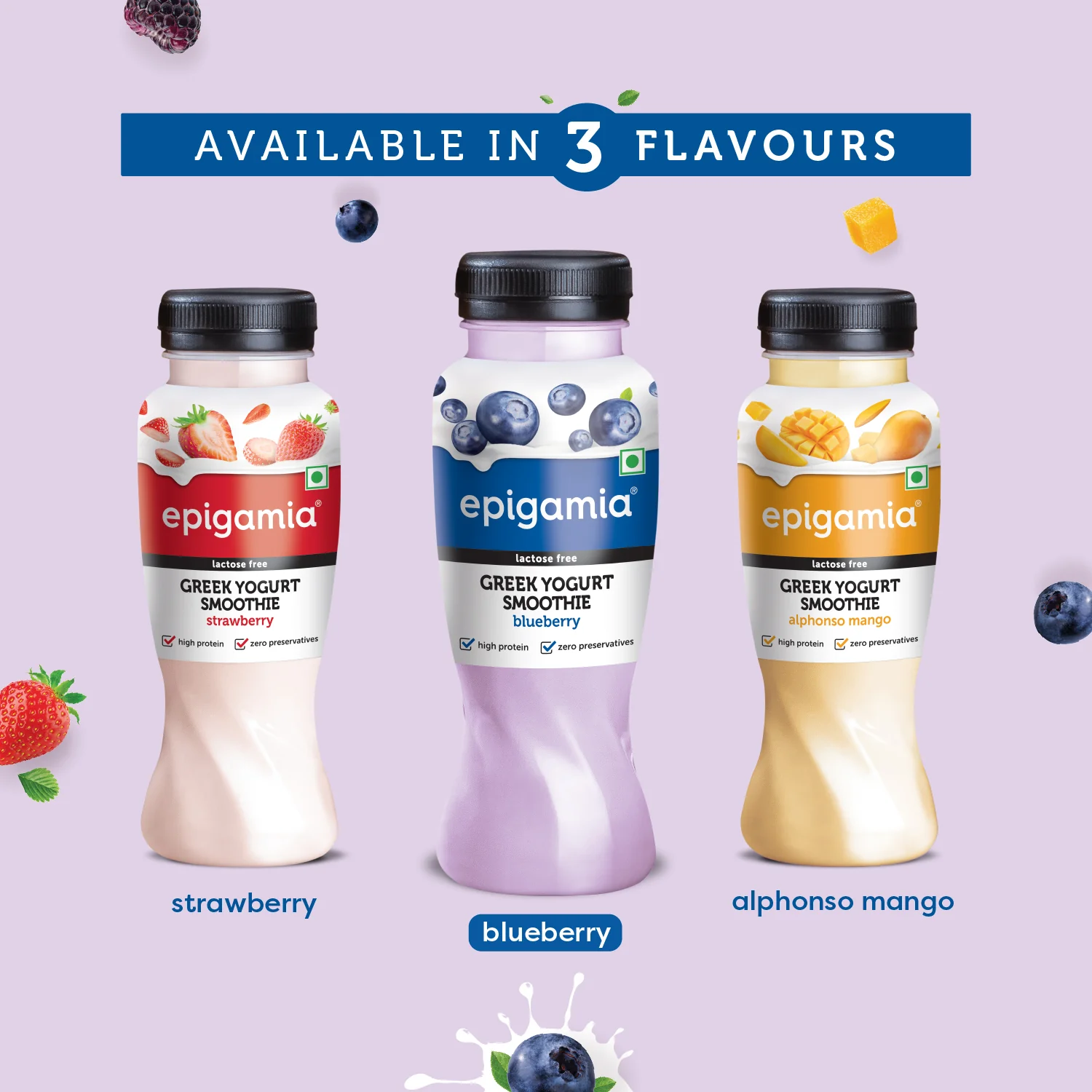 greek yogurt smoothie, blueberry - Image 12