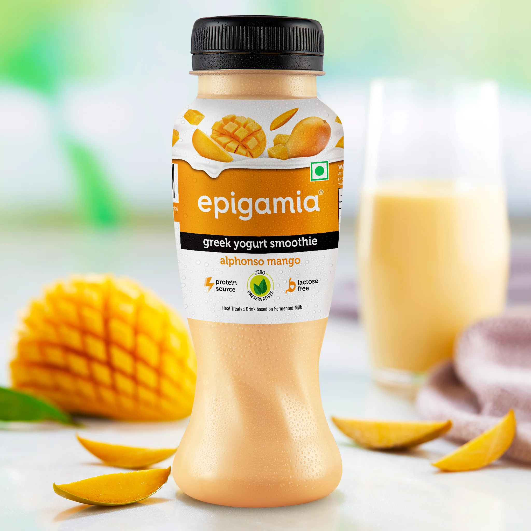 greek yogurt smoothie, mango - Image 2