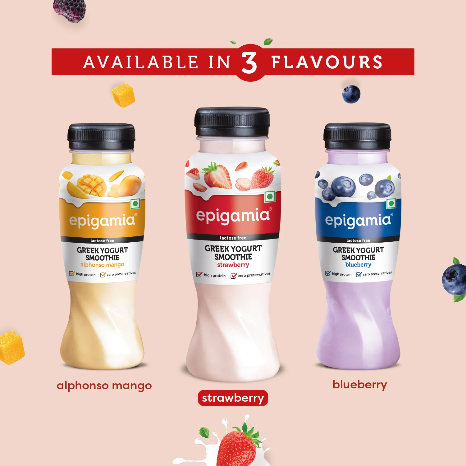 greek yogurt smoothie, strawberry - pack of 3 - Image 12