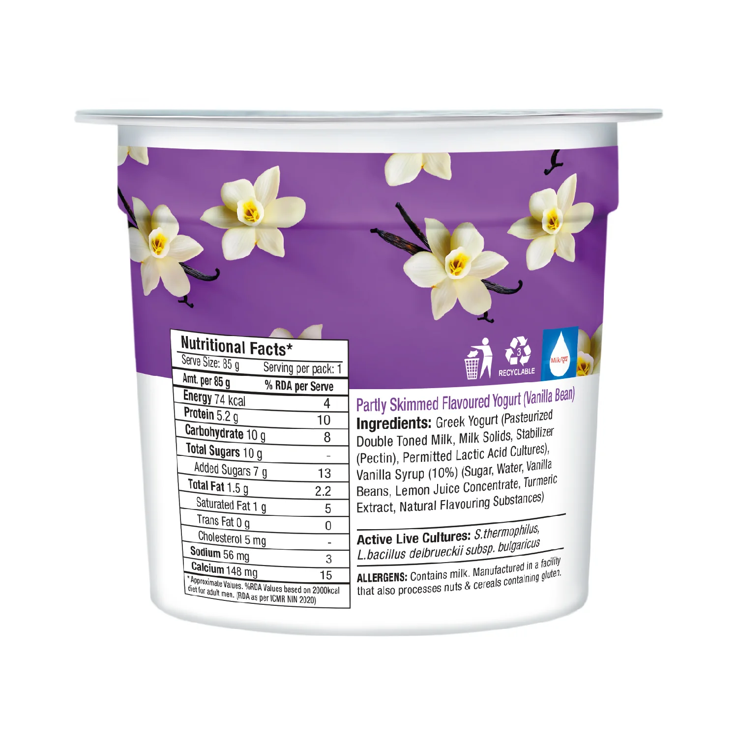greek yogurt, vanilla bean - Image 4