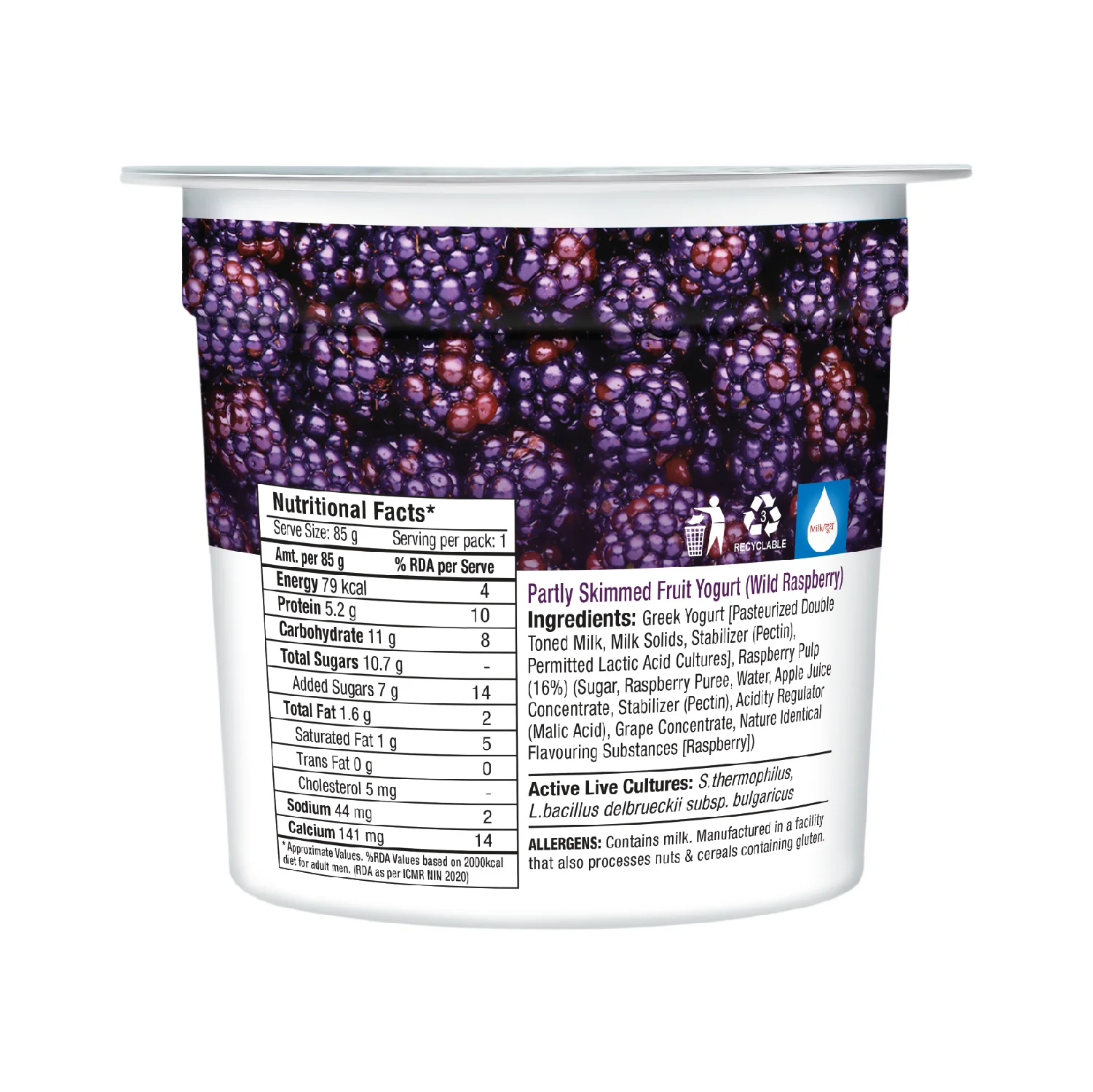 greek yogurt, wild raspberry - Image 4