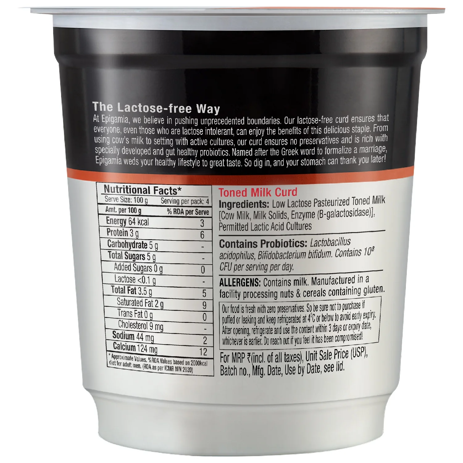 lactose free, curd - pack of 2 - Image 4