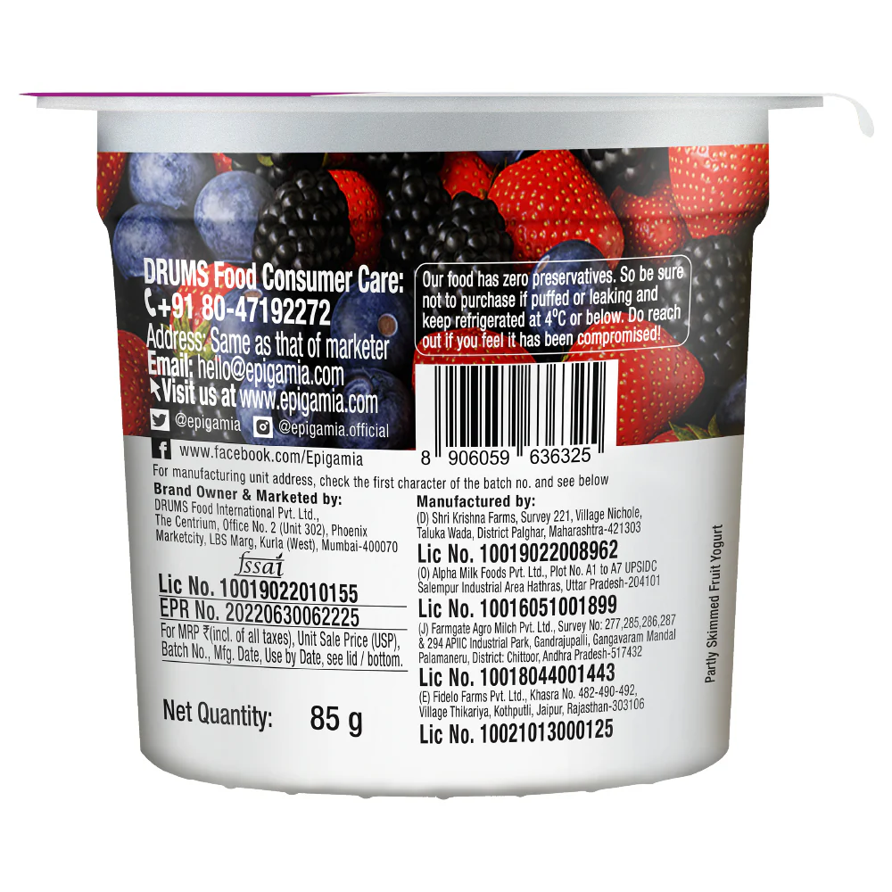 zero added sugar greek yogurt, mixed berries - Image 4