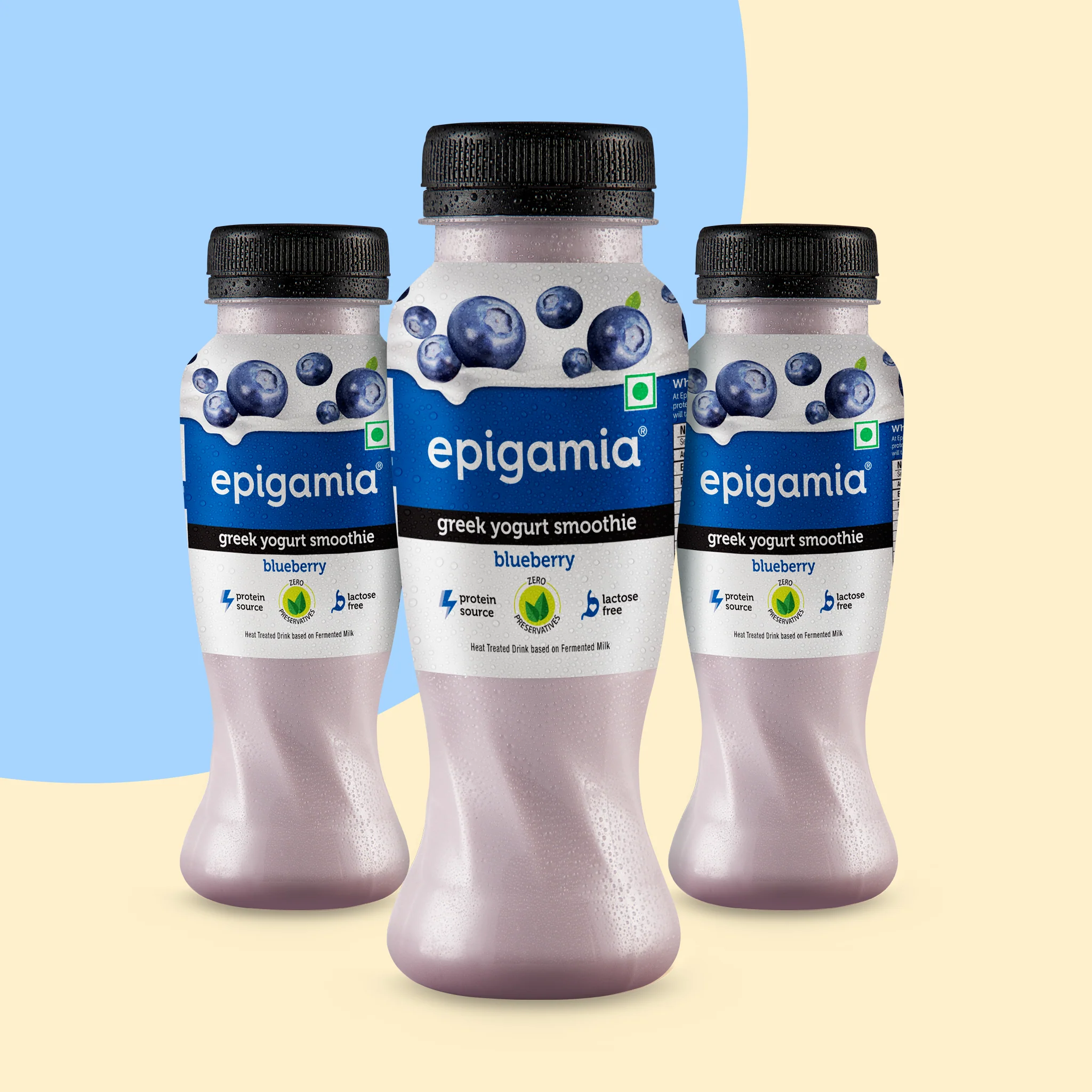 greek yogurt smoothie, blueberry - pack of 3