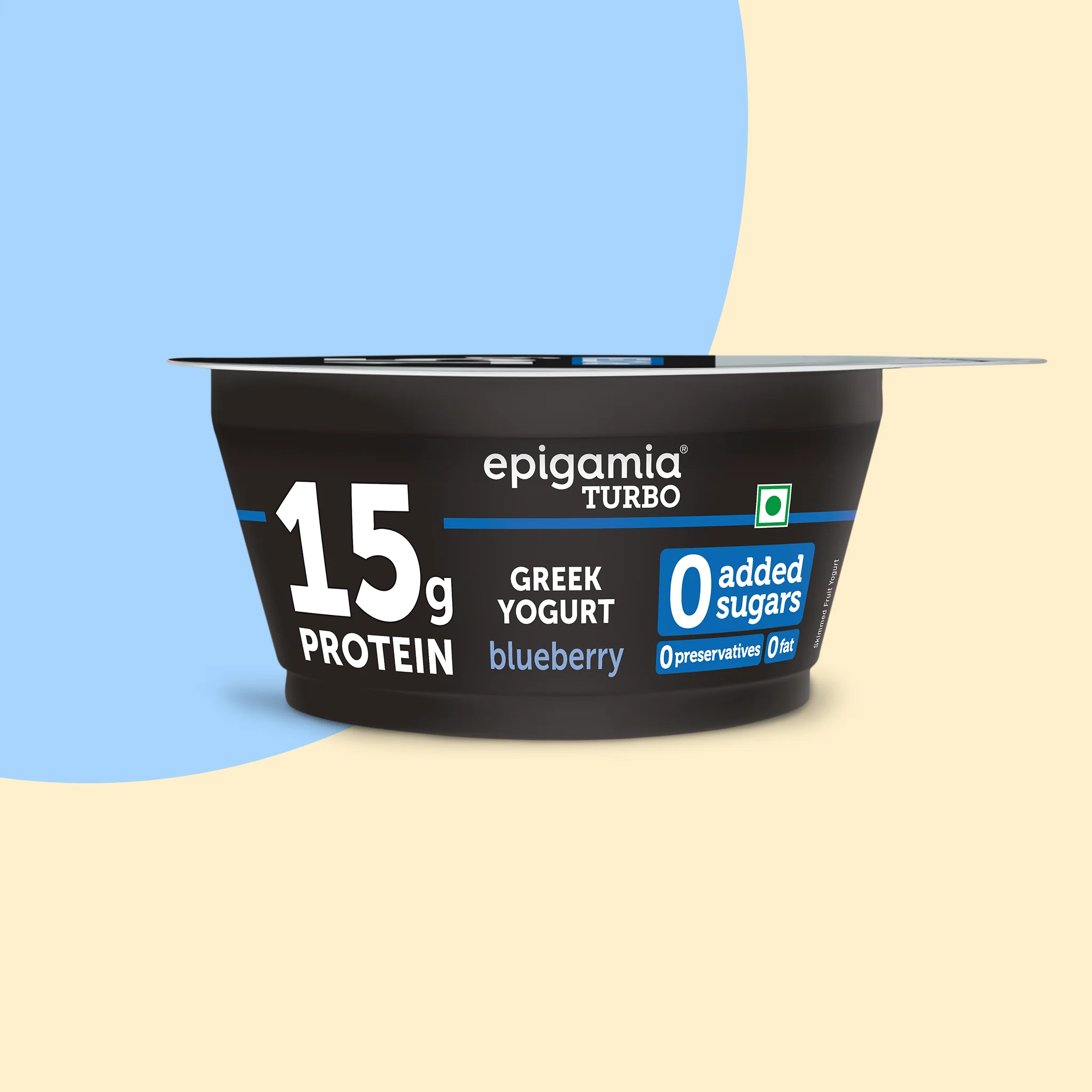 turbo 15g protein yogurt, blueberry