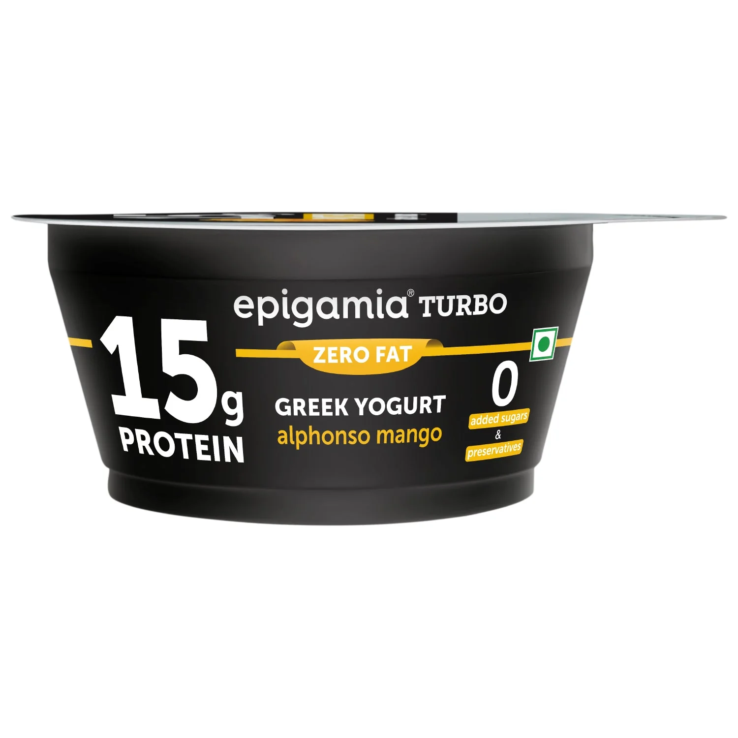 turbo 15g protein yogurt, mango - Image 2