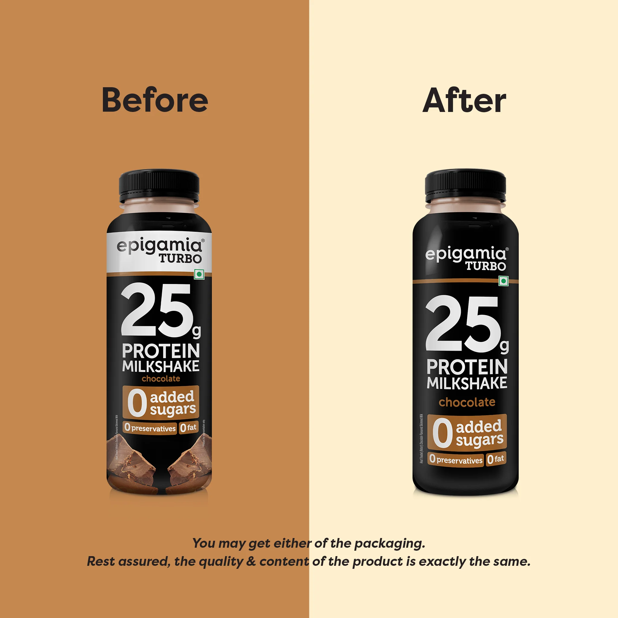 turbo 25g protein milkshake, chocolate - Image 2