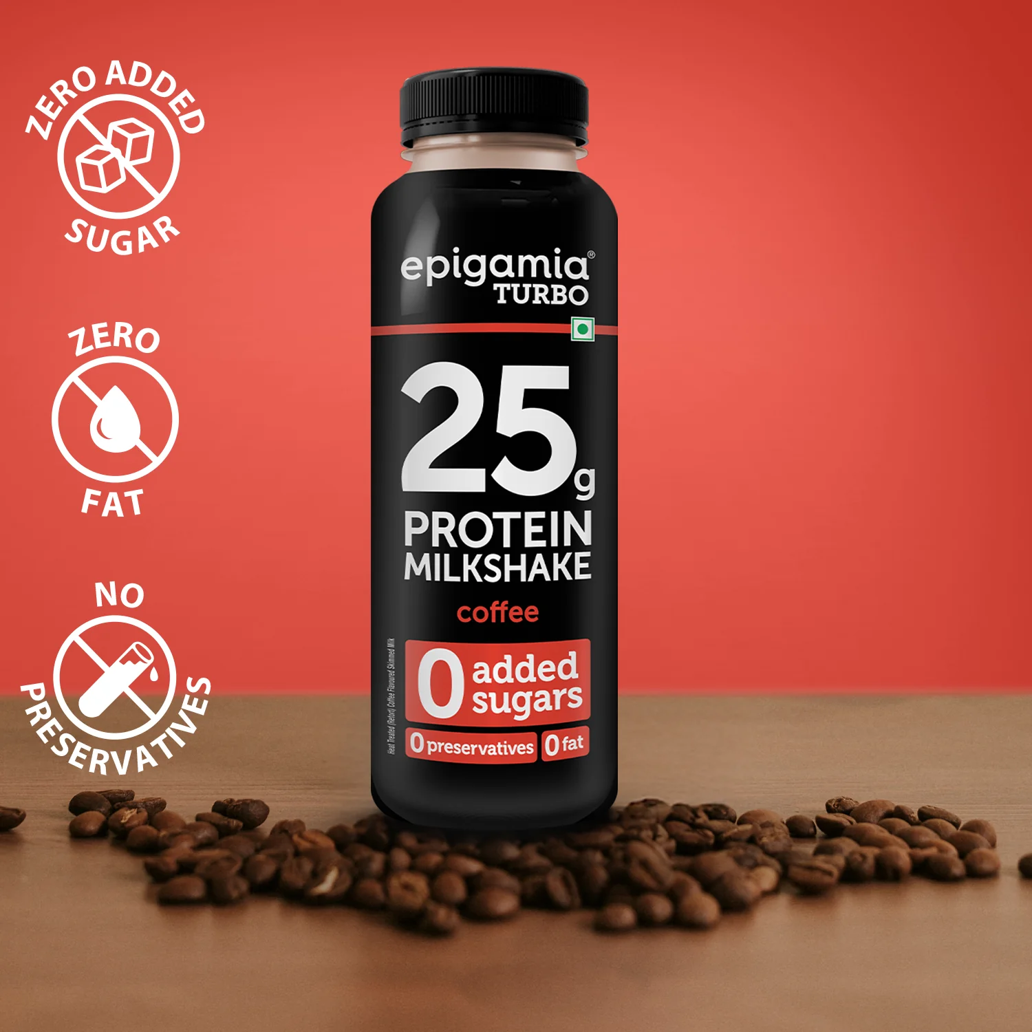 turbo 25g protein milkshake, coffee - Image 5
