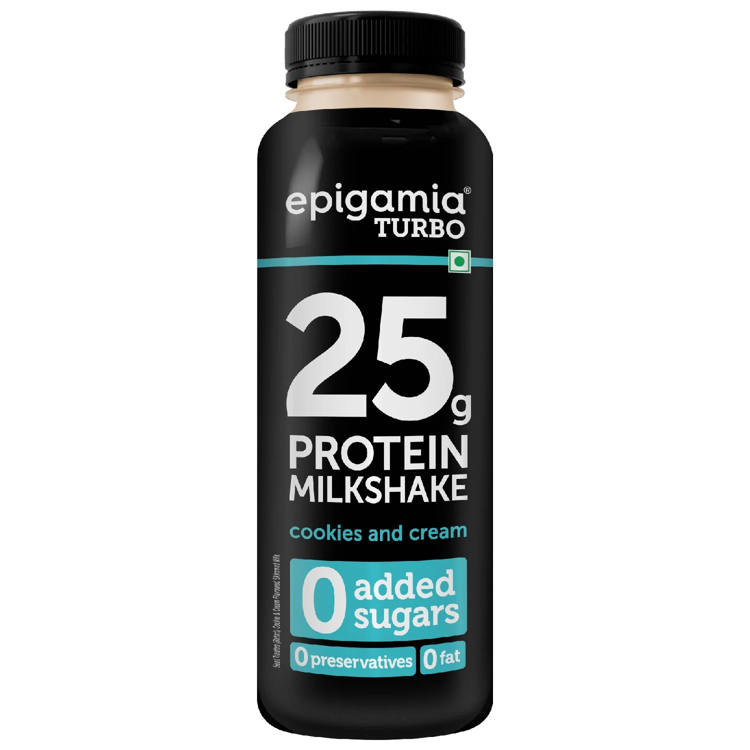 turbo 25g protein milkshake, cookies & cream, vanilla caramel - pack of 4 - Image 13