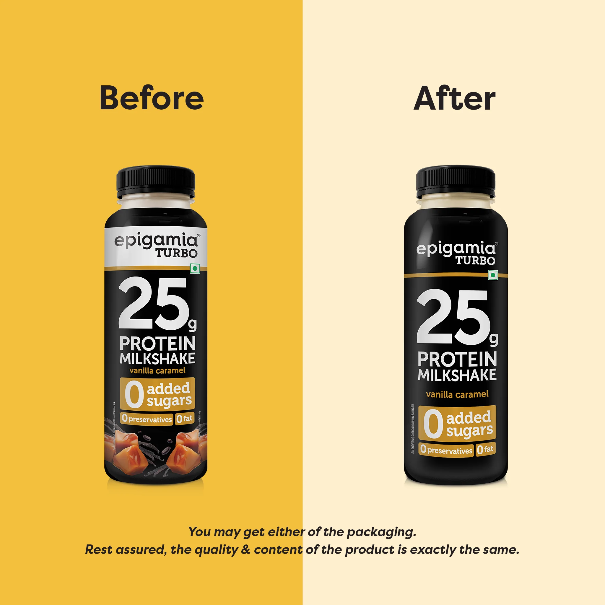 turbo 25g protein milkshake, vanilla caramel - Image 2