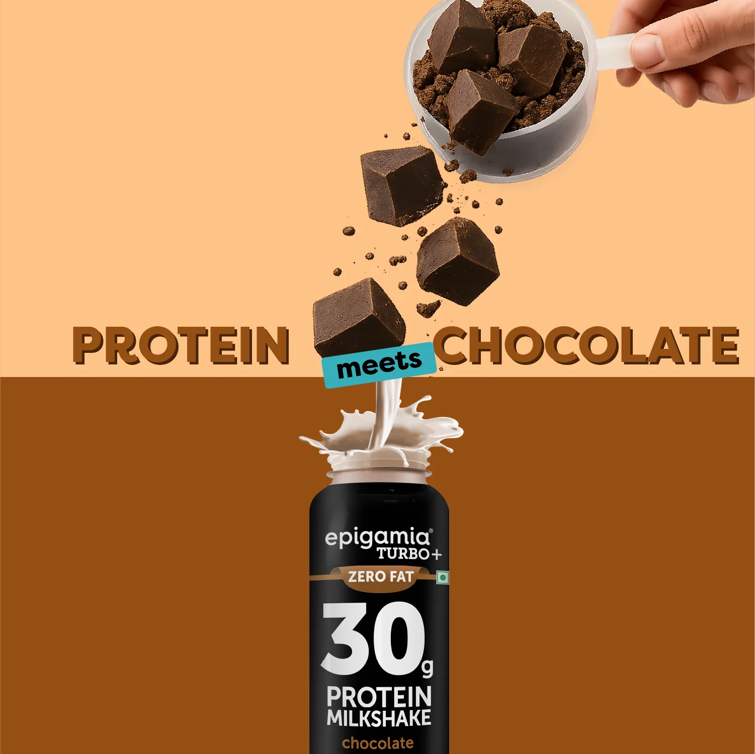 turbo 30g protein milkshake, chocolate - Image 3