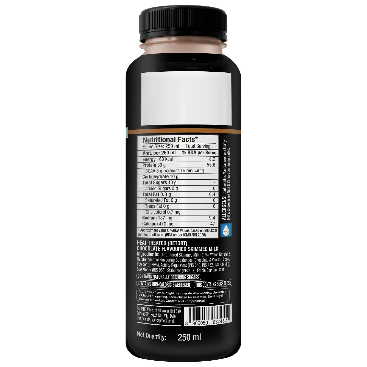 turbo 30g protein milkshake, chocolate - Image 5