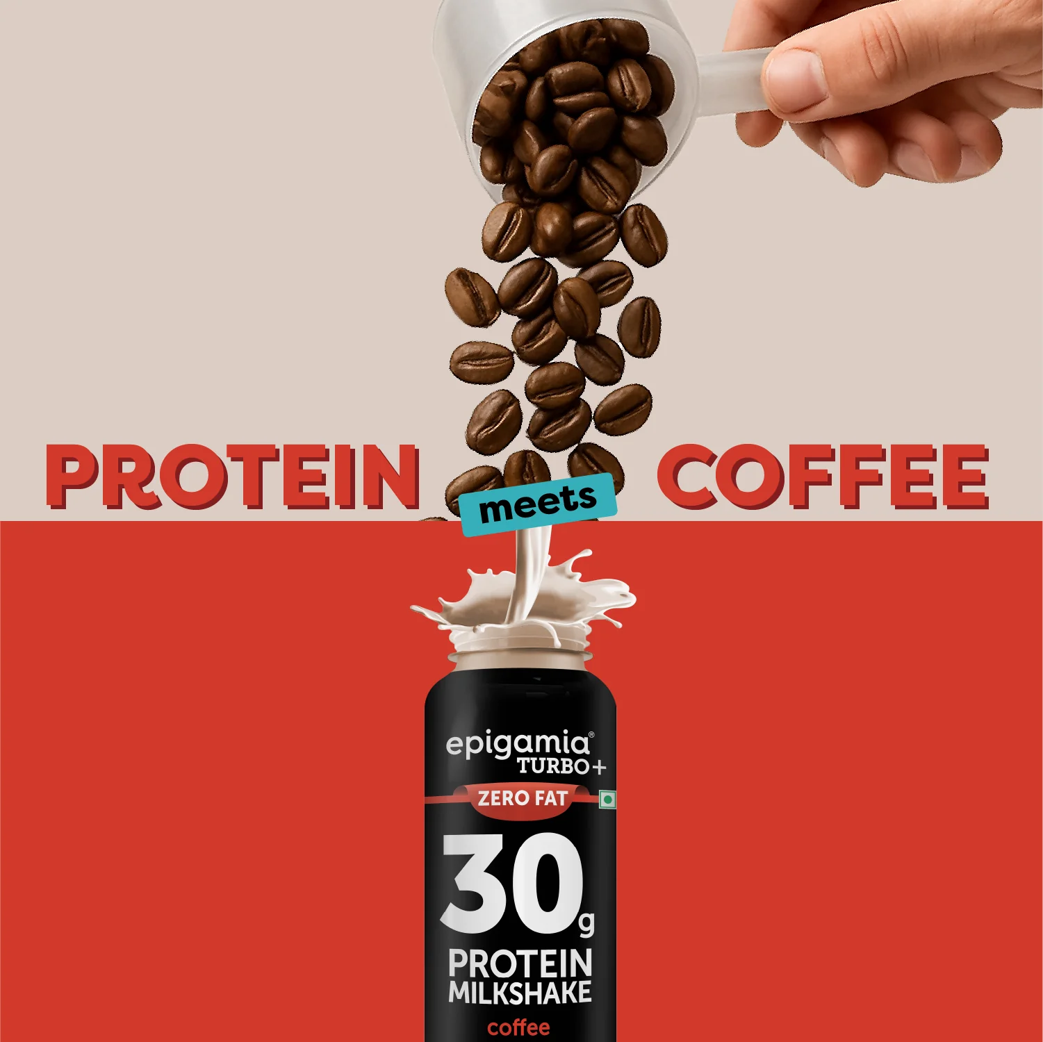 turbo 30g protein milkshake, coffee - Image 3
