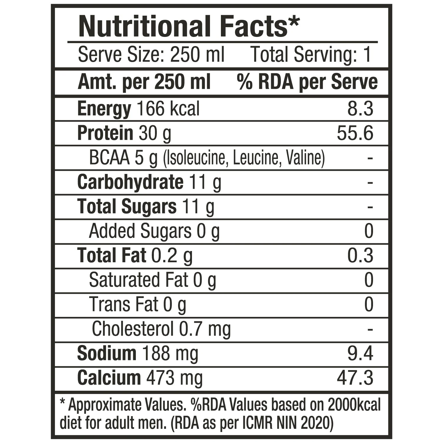 turbo 30g protein milkshake, mango - pack of 4 - Image 7
