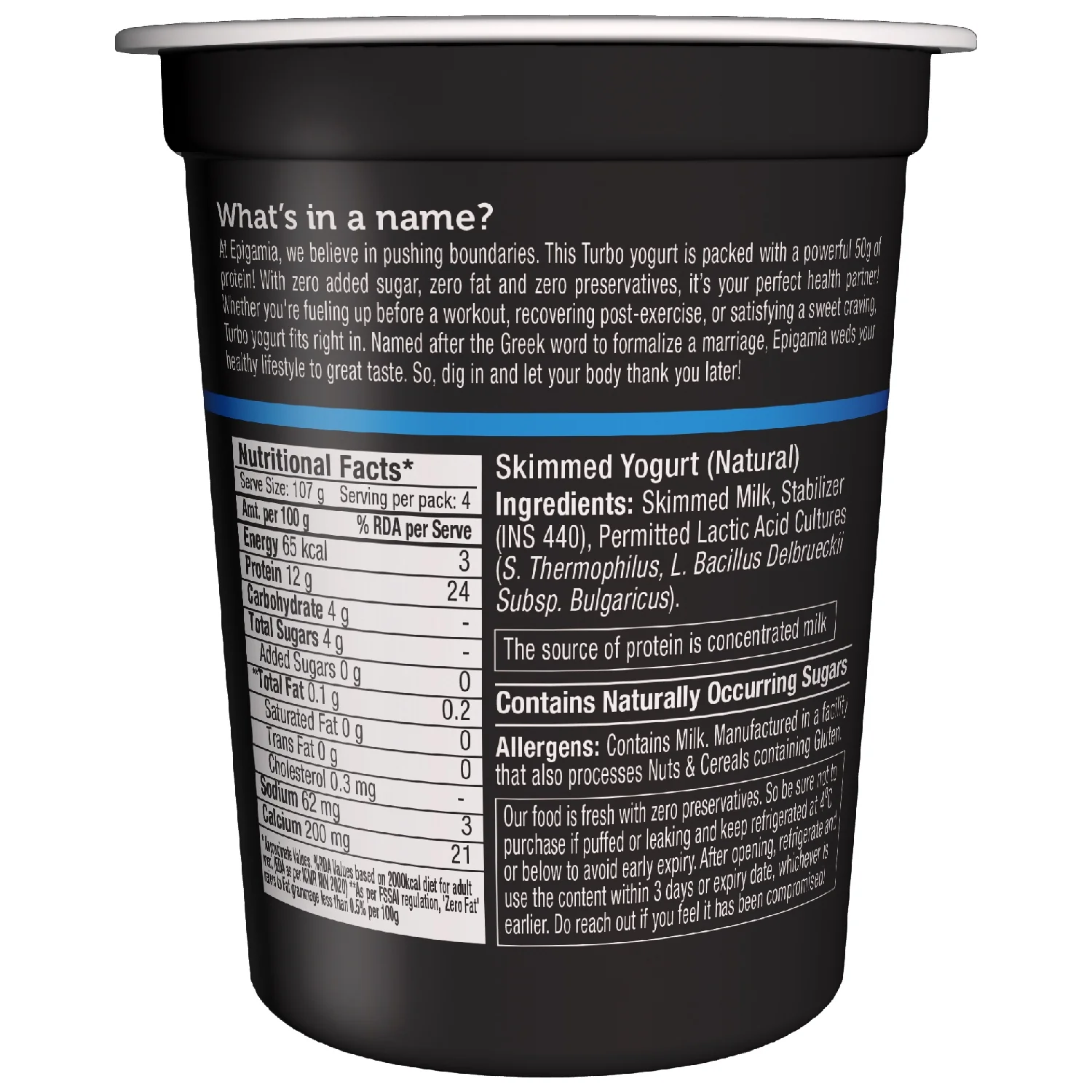 turbo 50g protein yogurt, natural - Image 6