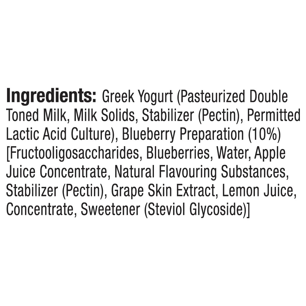 zero added sugar greek yogurt, blueberry - Image 6