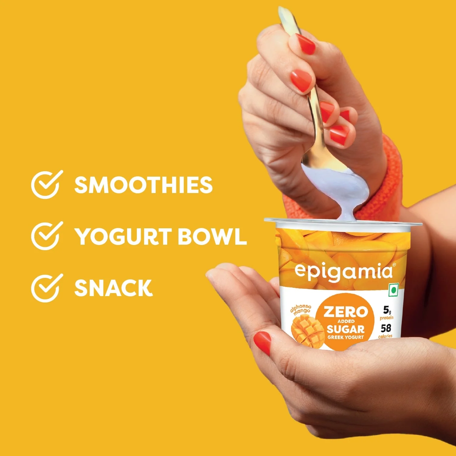 zero added sugar greek yogurt, mango - Image 4