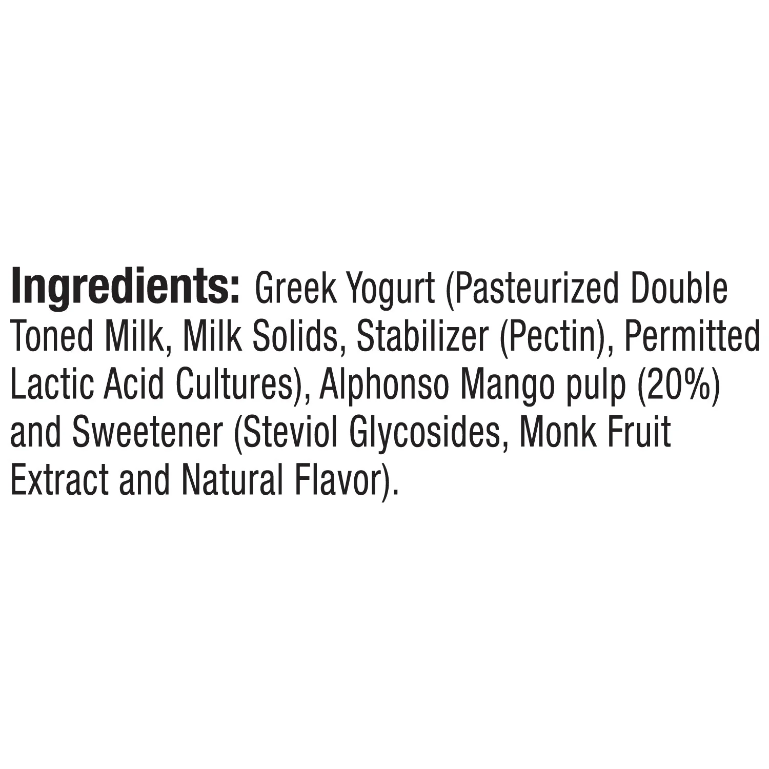 zero added sugar greek yogurt, mango - Image 8