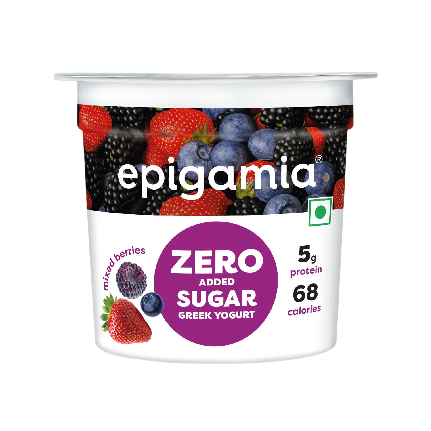 zero added sugar greek yogurt, mixed berries - pack of 4 - Image 2