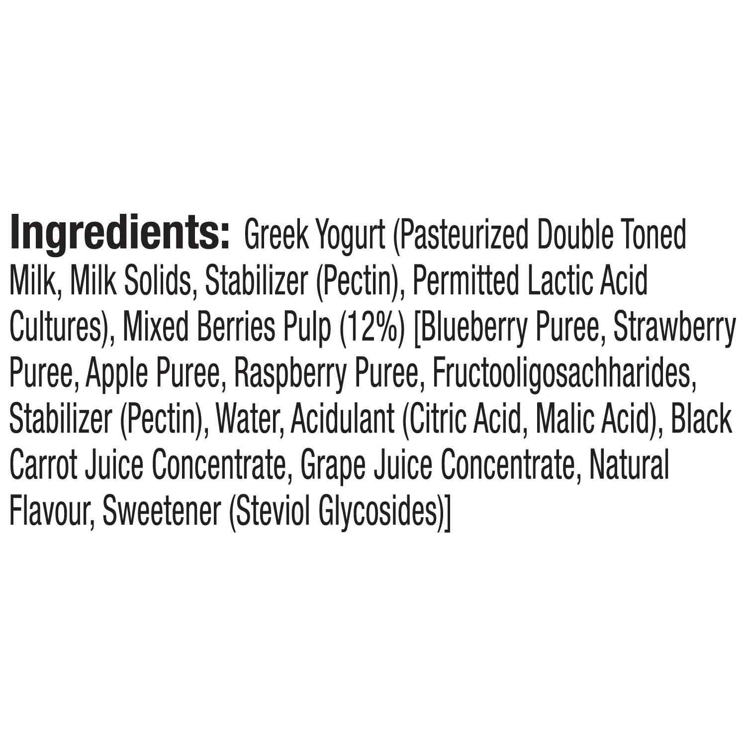 zero added sugar greek yogurt, strawberry, mixed berries, blueberry - pack of 3 - Image 5