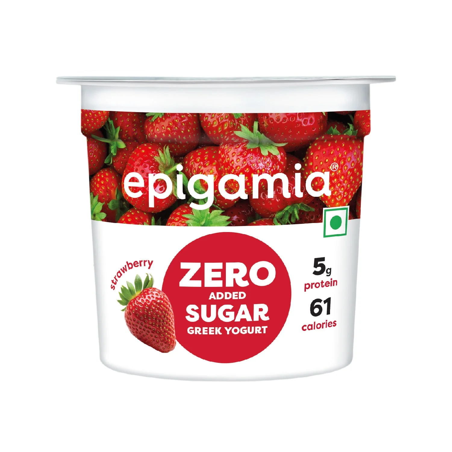 zero added sugar greek yogurt, strawberry - pack of 4 - Image 2